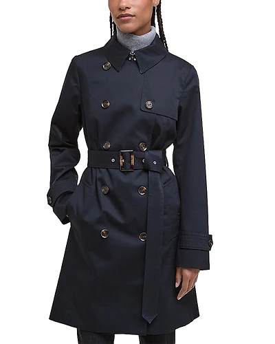 Barbour Greta Showerproof Trench Coat