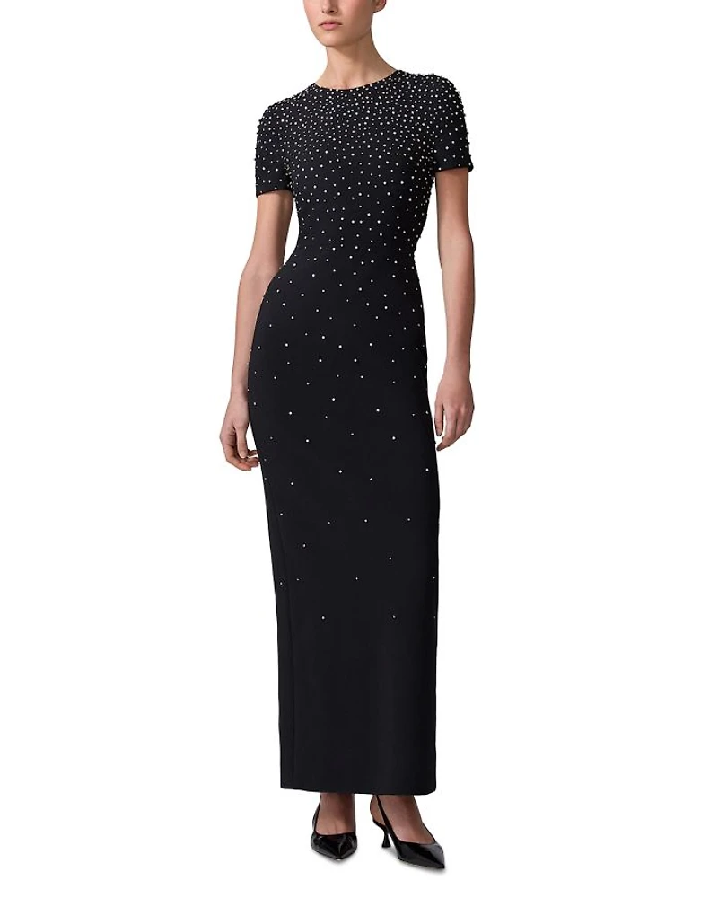Embellished Column Gown