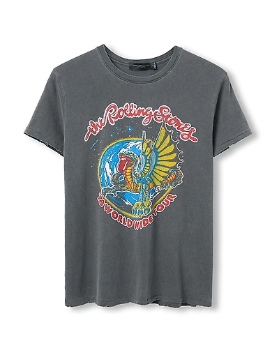 Junk Food Clothing Women's Rolling Stones '78 World Wide Tour Vintage Tee