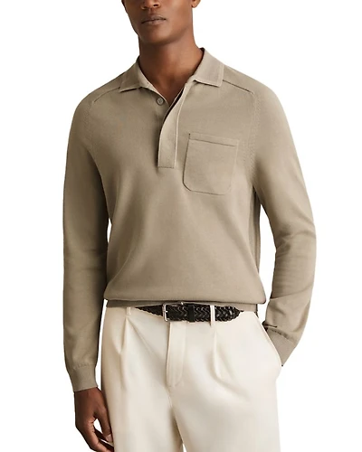 Ribbed Polo Sweater