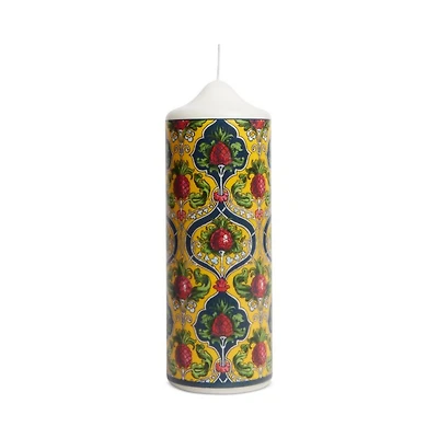 Ananas Printed Pillar Candle