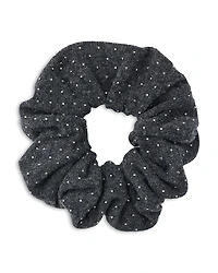 Sandro Rhinestone Knit Scrunchie