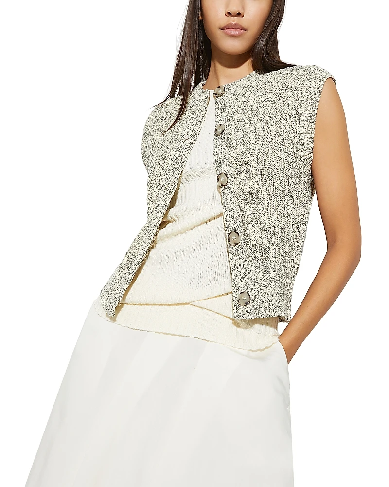 Max & Co. Cotton Crewneck Sweater Vest
