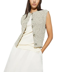 Max & Co. Cotton Crewneck Sweater Vest