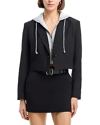 Six Fifty Drew Twofer Cropped Blazer