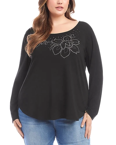 Karen Kane Embellished Top