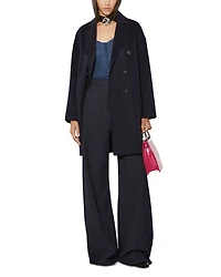 Wool Double Breasted Coat