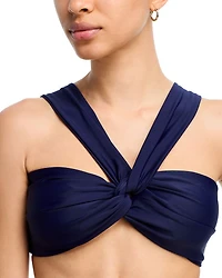 Olivia Draped Bandeau Bikini Top