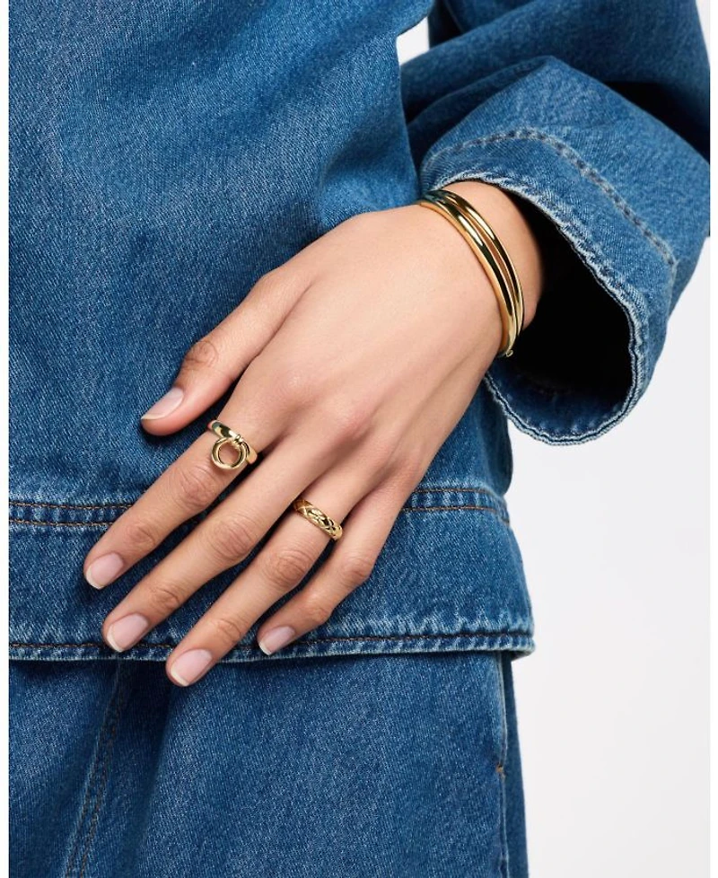 Grayson Brass Gold Band Ring