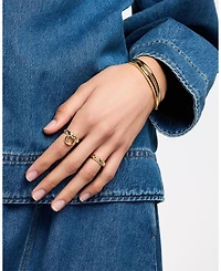 Grayson Brass Gold Band Ring