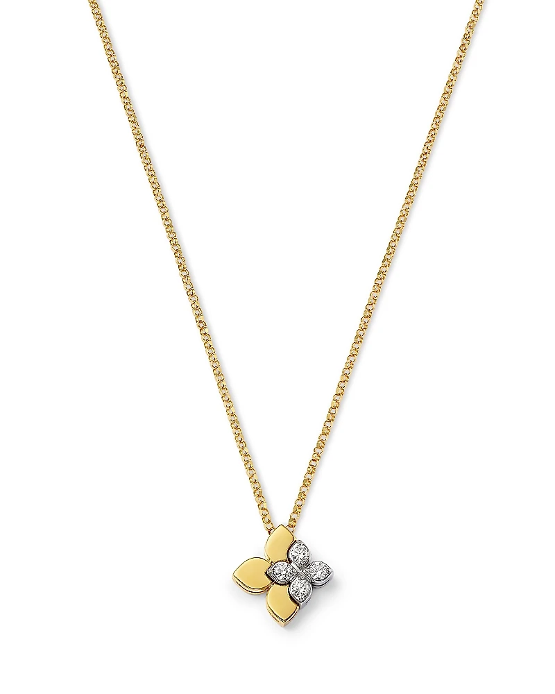 Roberto Coin 18K White & Yellow Gold Love