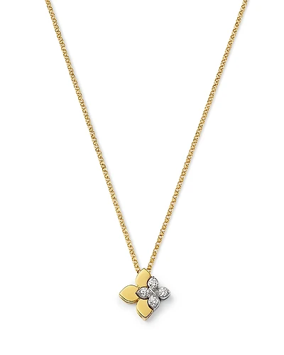 Roberto Coin 18K White & Yellow Gold Love