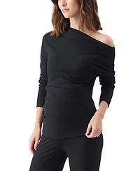 Off-Shoulder Rib Top