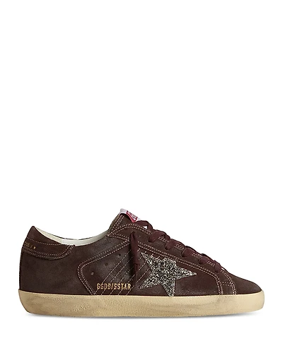 Golden Goose Women's Super Star Suede Embellished Sneakers