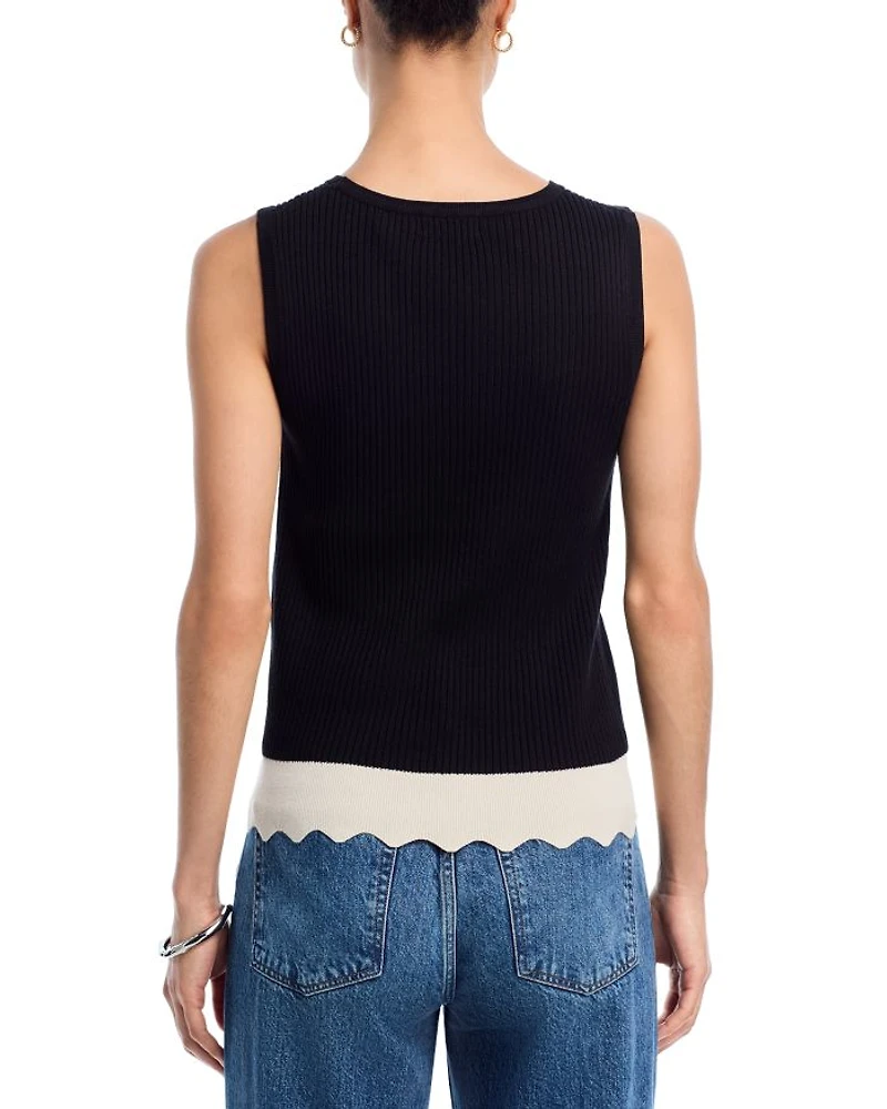 Crewneck Colorblocked Sweater