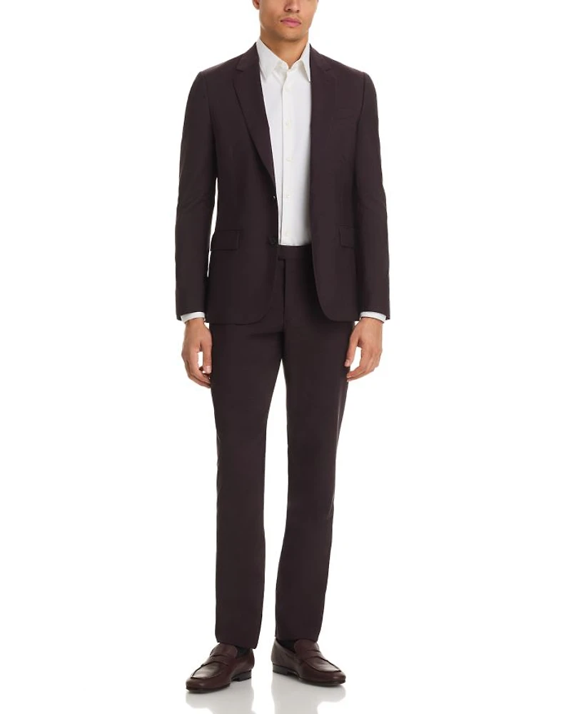 Tailored Fit Soho Textured Solid Suit