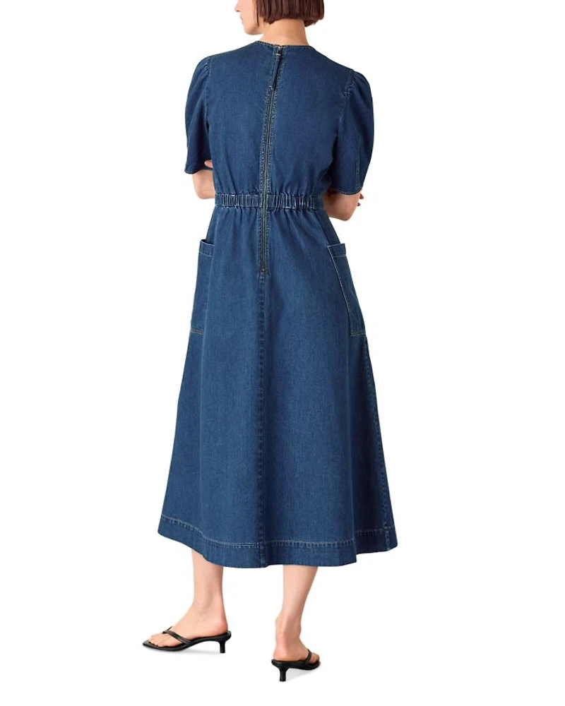 Denim Midi Dress
