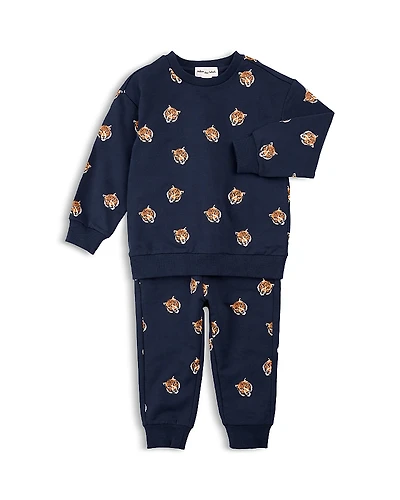 Miles The Label Boys' Go Tigers Print Jogger Set - Baby