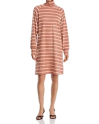 Alice Stripe Turtleneck Dress