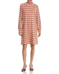 Area Stars Alice Stripe Turtleneck Dress