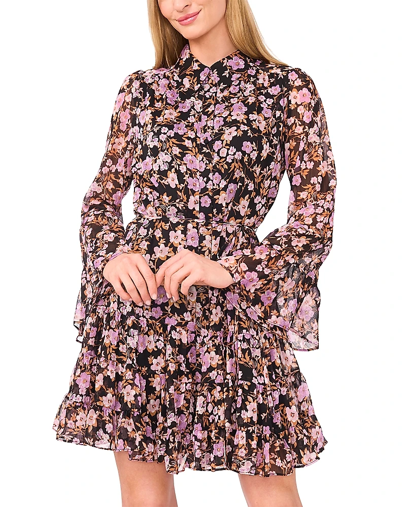 CeCe Tiered Shirt Dress