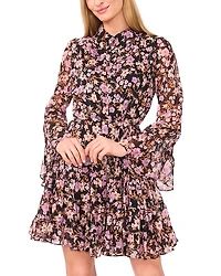 CeCe Tiered Shirt Dress