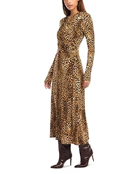 Kourtney Cross Front Midi Dress