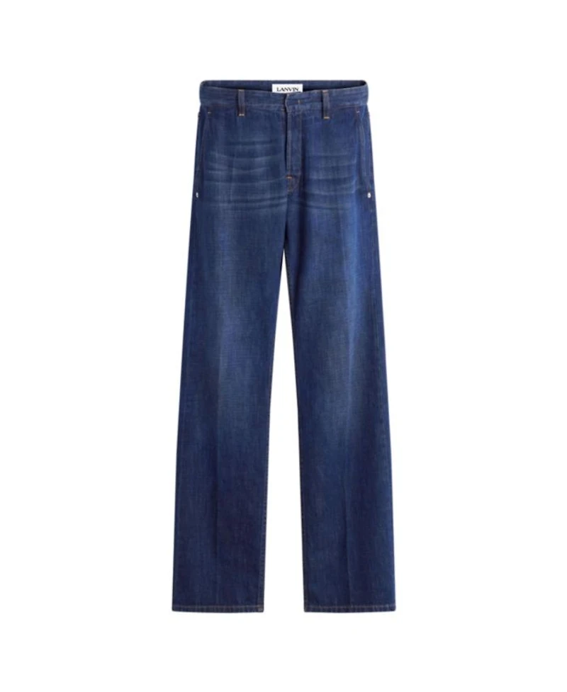 Straight Fit Denim Pants Light Wash