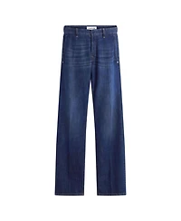 Straight Fit Denim Pants Light Wash
