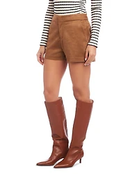 Faux Suede Modern Shorts