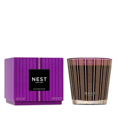 Autumn Plum 3 Wick Candle, 21.1 oz.