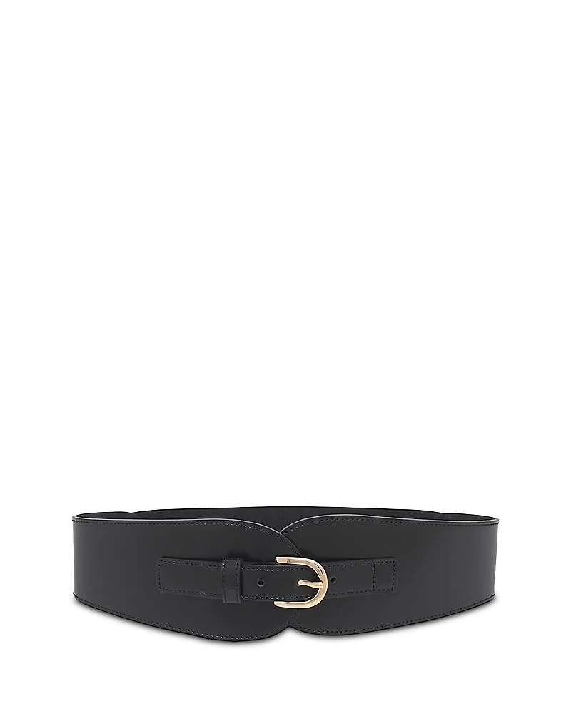 Gerard Darel Olympe Leather Corseted Belt