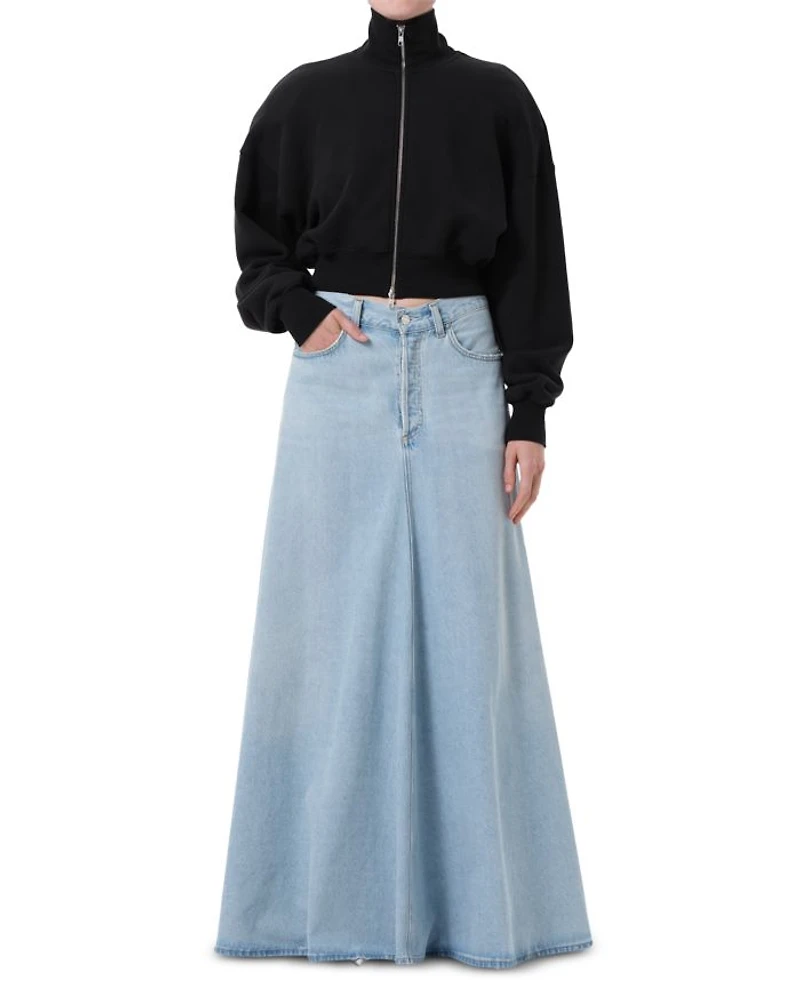 The Odin Denim Maxi Skirt Lost