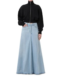 The Odin Denim Maxi Skirt Lost