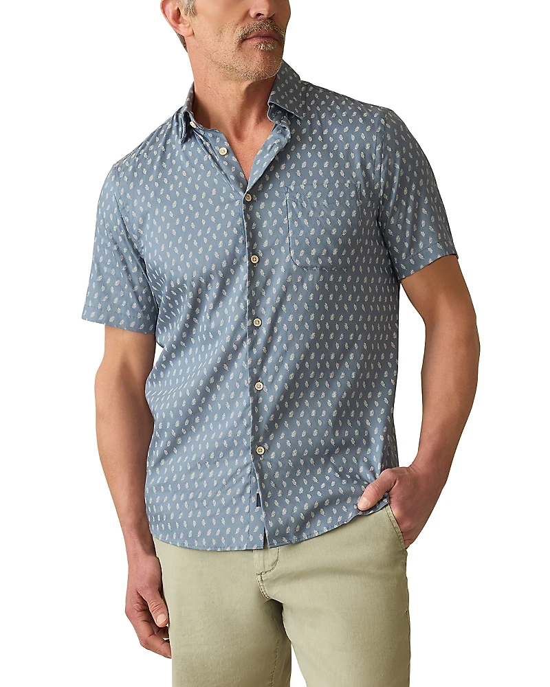 Faherty Movement Monterey Printed Shirt
