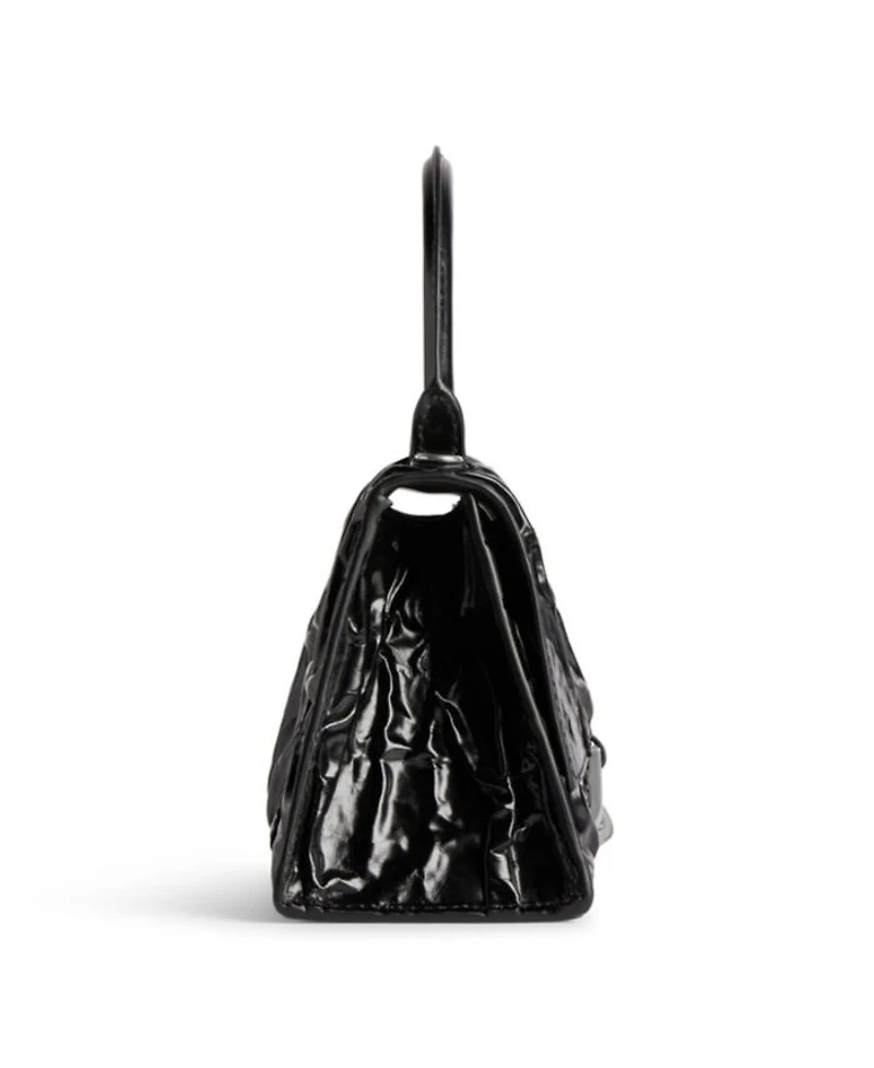 Hourglass Handbag Crushed Effect