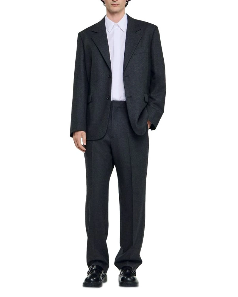 Classic Wool Suit Jacket