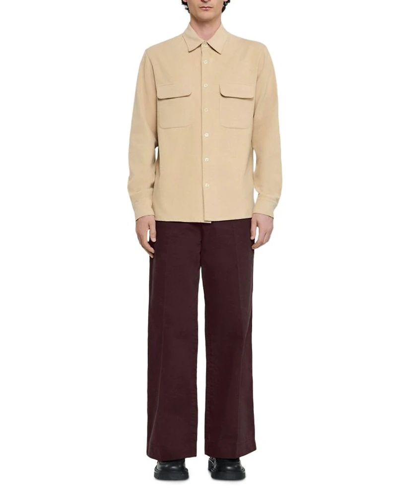 Relaxed Fit Flannel Overshirt