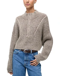Staud Hampton Cropped Sweater
