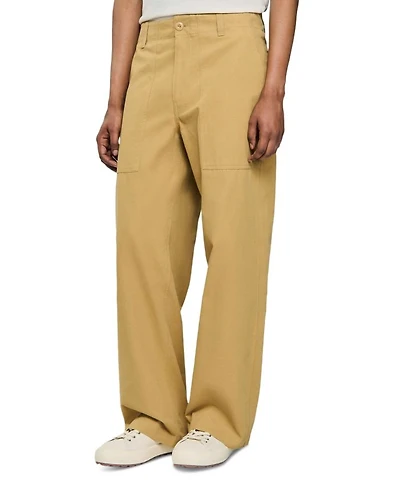 Wide Leg Cotton Pants