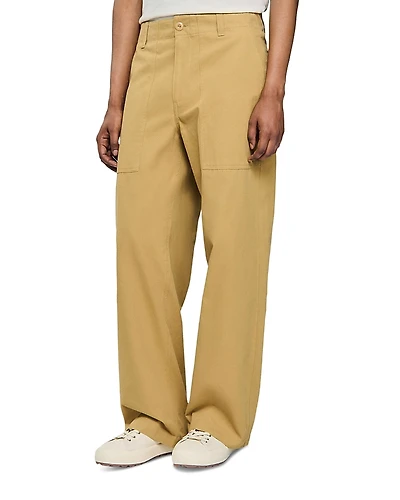 Sandro Wide Leg Cotton Pants
