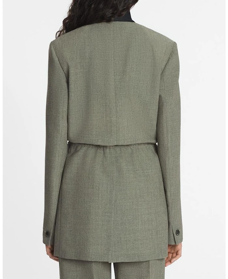 Belted Wool Jacket