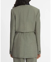Belted Wool Jacket