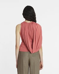Draped Jersey Top