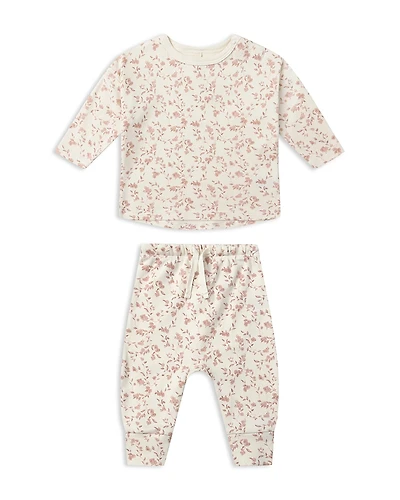 Quincy Mae Girls' Long Sleeved Tee & Pants Set - Baby
