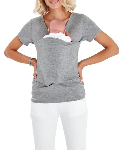 Accouchee Hands Free Baby Carrier Maternity/Nursing Top