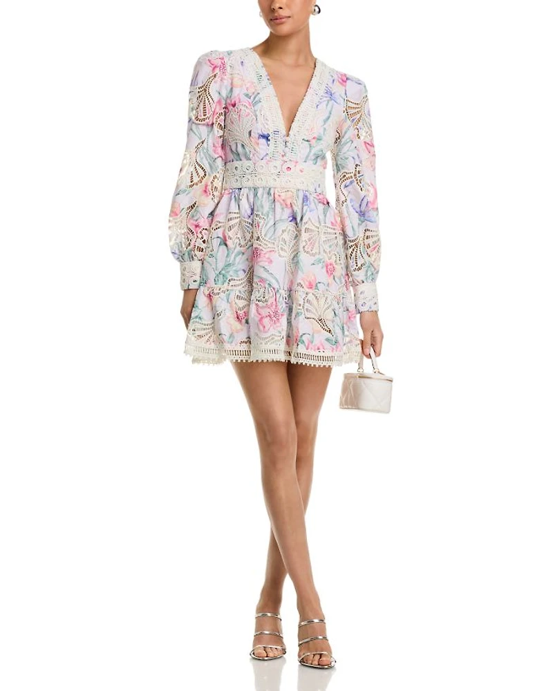Amaryllis Lace Trim Dress