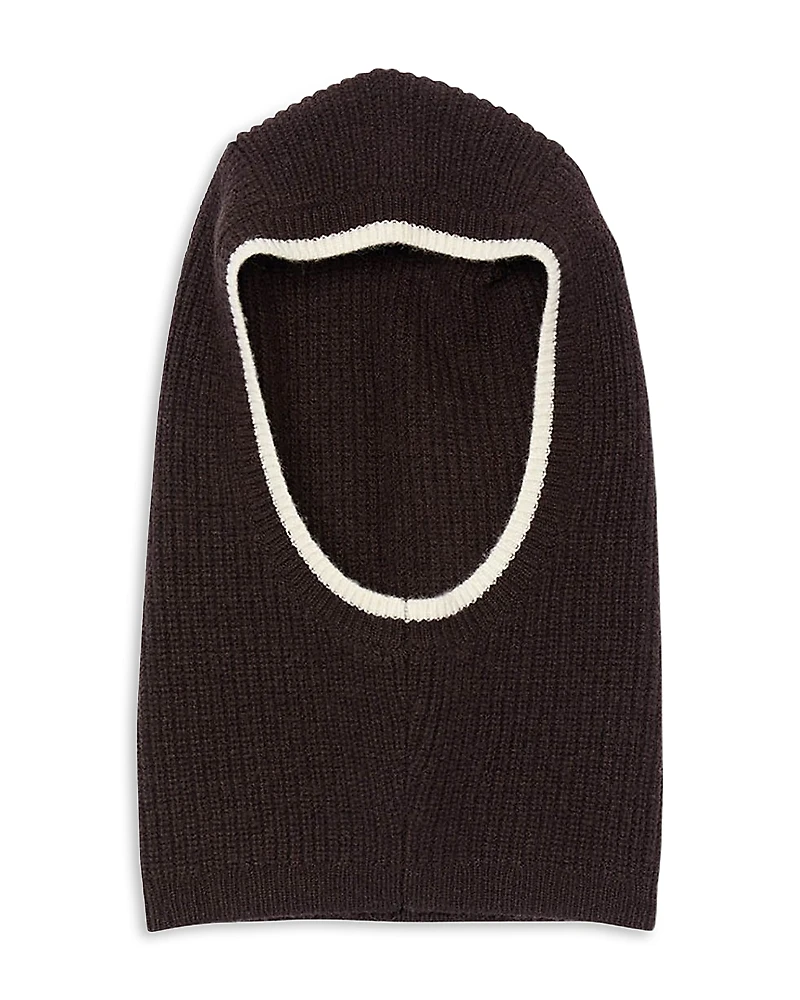 Sandro Ribbed Knit Balaclava
