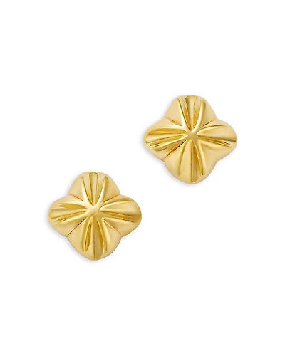 Bloomingdale's Fine Collection Flower Button Stud Earrings