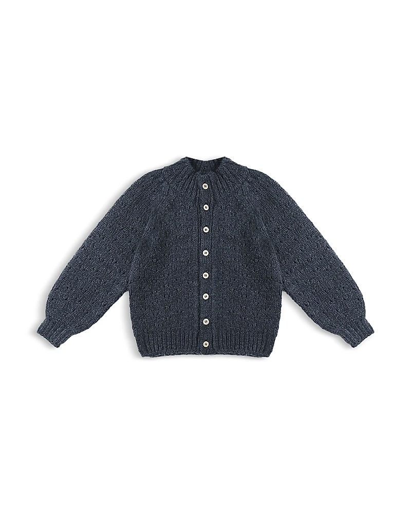 Rylee + Cru Girls' Tulip Pointelle Cardigan - Little Kid